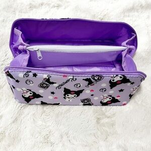 Sanrio Kuromi Purple Pencil Case Makeup Case Cute Make Up Bag